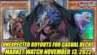 Unexpected Buyouts For Casual Decks!? Yu-Gi-Oh! Market Watch November 13, 2022