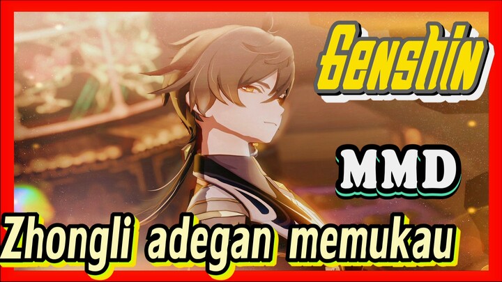 [Genshin, MMD] Zhongli, adegan memukau