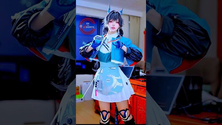 Chen Qianyu Cute Dance  Arknights Cosplay #shorts