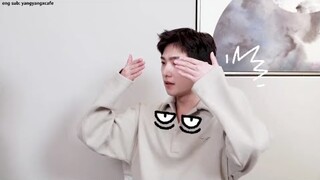 [ENG SUB] Yang Yang finds the real Tencent logo, very cute~