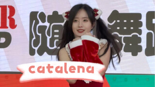 从没想过自己会穿着圣诞服跳橘子焦糖的《catalena》
