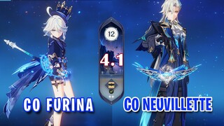 C0 Furina & C0 Neuvillette | 4.1 Spiral Abyss Floor 12 | Genshin Impact