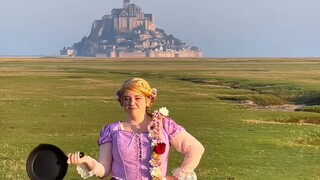 "جبل سان ميشيل، كأنك تدخل عالمًا خرافيًا."