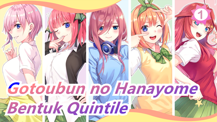 [Gotoubun no Hanayome S2] OP Bentuk Quintile / 1080P+ / MV Versi Lengkap_1