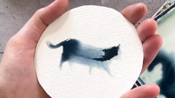 Revealed | Cat owners who paint with watercolors are all into fluid art cats 🐈 🐈 🐈