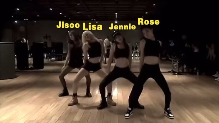 出道前的BLACKPINK四人舞蹈
