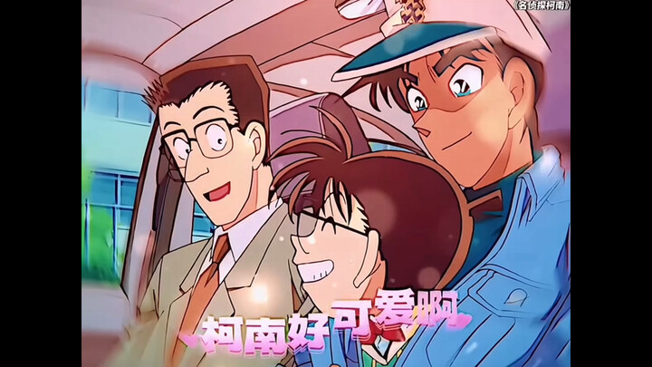 平次：我的肚子里可是一位很可爱的小家伙噢。#柯南#平次