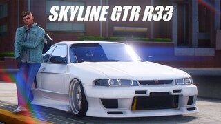 MODIF MOBIL SKYLINE GTR R33 KECE CEPER PARAH ! GTA V ROLEPLAY