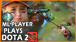 ML PLAYERS TRIES DOTA 2 with A REAL DOTA PLAYER (TAGALOG)