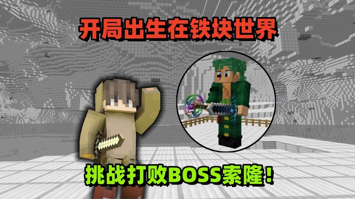 Minecraft: Awal Permainan Lahir di Dunia Batu Besi, Tantang Dirimu untuk Kalahkan BOSS Zoro!