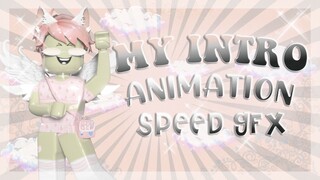 ♡˳˚ My New Intro Animation Speed GFX | Niixxcco ˚˳*༉