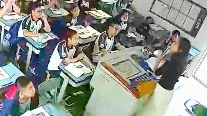 Clearly, this student came up with a better answer after standing up.