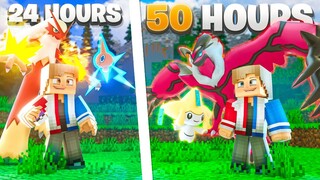 I Spent 50 HOURS in Minecraft Pixelmon!