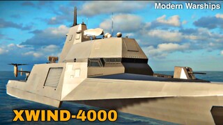 Modern Warships: XWIND-4000 gameplay. online match