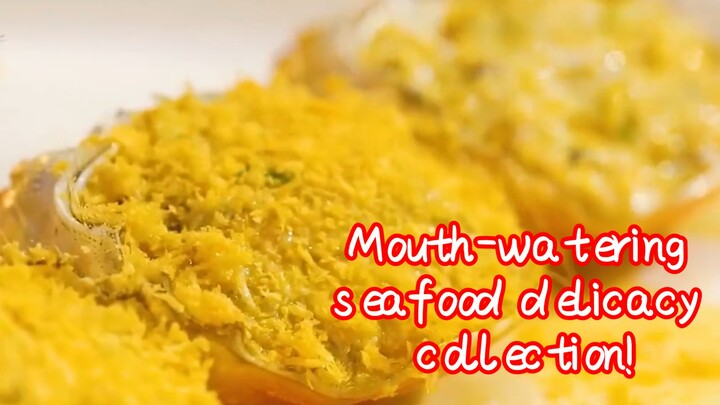 Mouth-watering seafood delicacy collection!