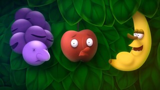 一棵树上居然长出三种水果，简直是一种奇观，趣味动画