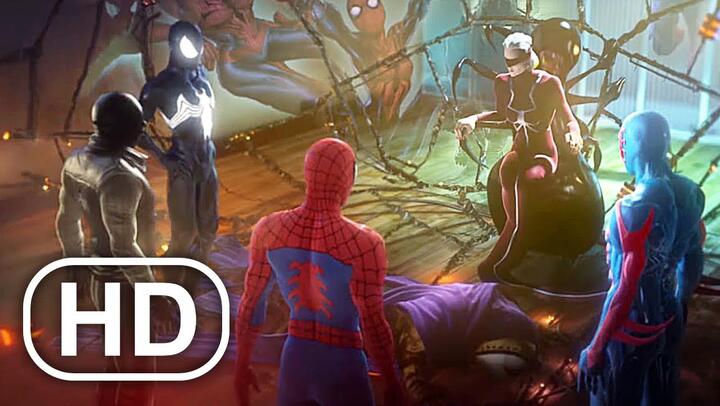 Spider-Man Meets Other Spider-Men From Different Universes Scene 4K ULTRA HD