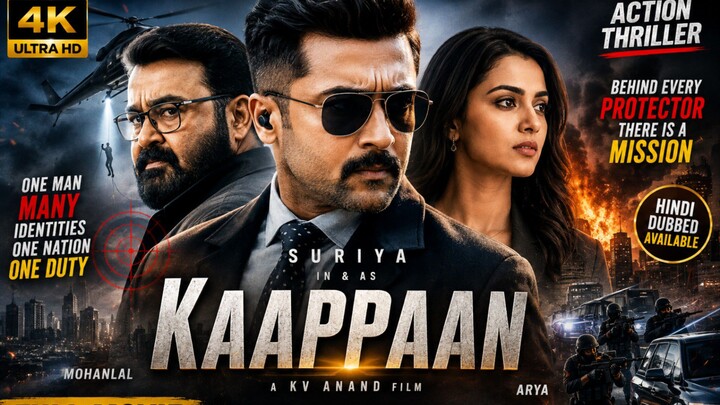 Kaappaan (2019) | Full Movie | Suriya, Mohanlal, Arya | Action Thriller | 4K