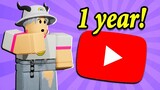 my one year anniversary on youtube