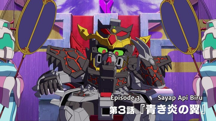 SD Gundam World Sangoku Souketsuden episode 3 Sub Indo