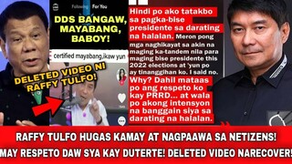 RAFFY TULFO HUGAS KAMAY NAGPAAWA SA NETIZENS! DI DAW NYA INTENSYON BANGGAIN SI DUTERTE!