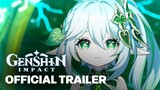 Genshin Impact Nahida Character Teaser Trailer