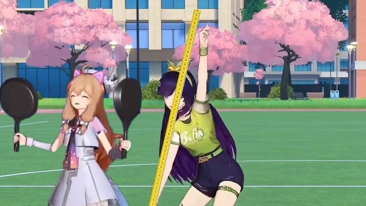 Girls group height measurement