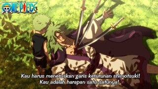 TEKNIK PEDANG KLAN SHIMOTSUKI ! RORONOA ZORO X SHIMOTSUKI USHIMARU ONE PIECE