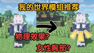 我的世界模组推荐①——真实女性胸部