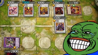 WHEN YOU BULLY A FULL JACK ATLAS GIGA BOARD WITH ONE SIMPLE MONSTER IN YUGIOH MASTER DUEL