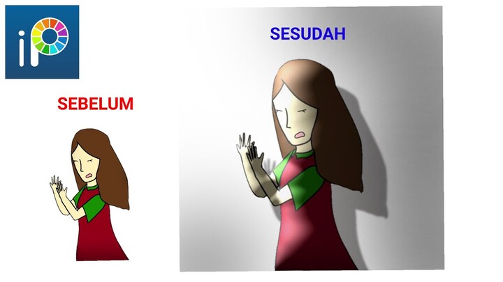 (Tutorial) Bikin EFEK CAHAYA+BAYANGAN Cuman 1 Langkah | Ibispaint x