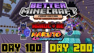MINECRAFT TÓM TẮT 200 NGÀY BETTER MINECRAFT x SHIPPUDEN NARUTO SINH TỒN SIÊU KHÓ ( Phần 1)