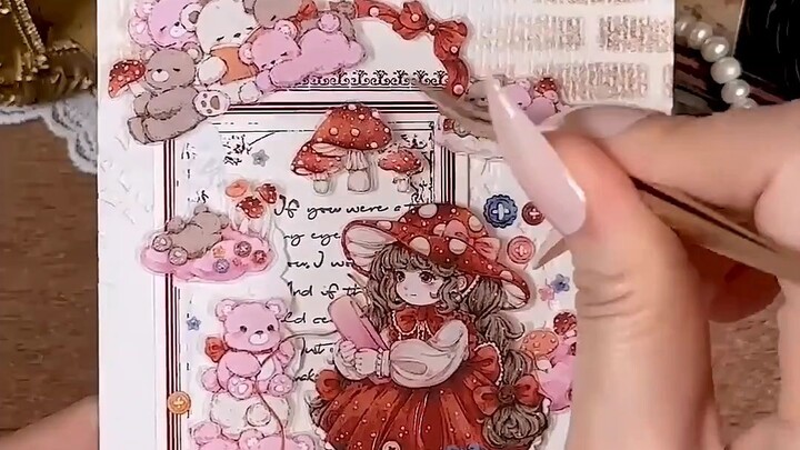 ASMR - Journal With Me - Cozy Mushroom🍄