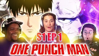 One Punch Man Season 1 Episode 1 REACTION || Group First Reaction