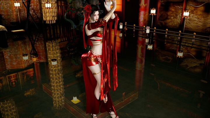【MMD】The Bloodthirsty Priestess Dances Generous and Rich