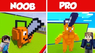 DUO KOCAK BUILD POCHITA CHAINSAWMAN PALING KOCAK DI MINECRAFT!!!