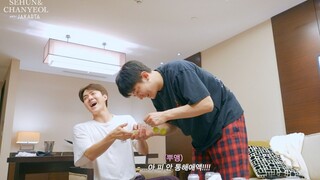 【EXO】SEHUN&CHANYEOL tại Jakarta | Đằng sau buổi fanmeeting BACK TO BACK của EXO-SC phần 1