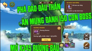 Hải Tặc Đại Chiến - DÙNG 3000 HUY HIỆU ĐÁNH BOSS PHẢI DÙNG TỚI AUTO CLICK...PHÁ ĐẢO ĐẬU ĐÔI QUÁ DỄ..