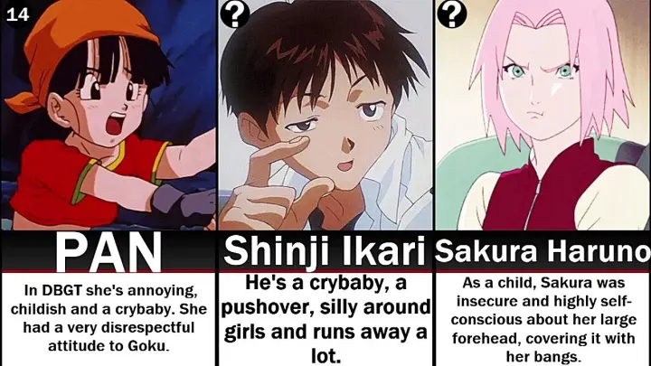 The Most ANNOYING Anime Characters EVER!