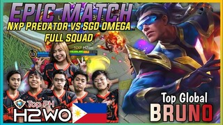 NXP PREDATOR VS SGD OMEGA, H2WO USE BRUNO | Top Global Bruno H2wo