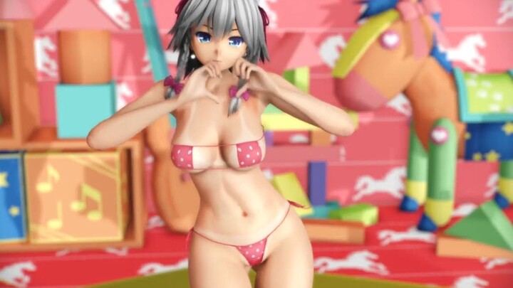 【Touhou MMD】Blindfold Bikini Sakuya's "Strawberry Tart"