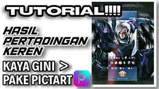 Tutorial edit hasil pertandingan mobile legends keren