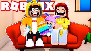 ¡TENEMOS UN BEBÉ! - PatOni x Patita SE CONVIERTEN EN PAPÁS POR UN DÍA EN Roblox