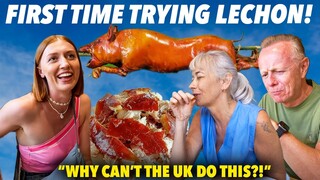 British Parent’s Try FILIPINO LECHON in Cebu!