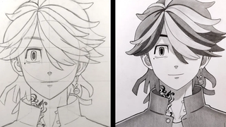 วิธีการวาด Kazutora จาก Tokyo Revengers