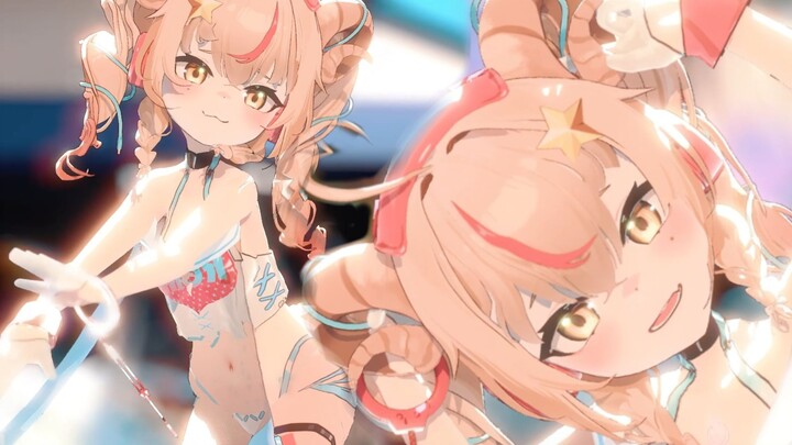【MMD】Pantai musim panas! Mari kita lihat gadis domba yang lucu dalam balutan baju renang! 【Model pak