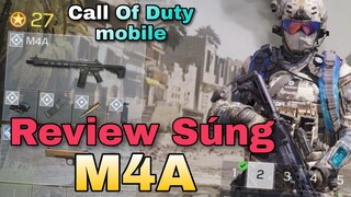 Giới thiệu súng M4A trong game call of duty mobile vn vng | Review M4A | codm | M4A CODM