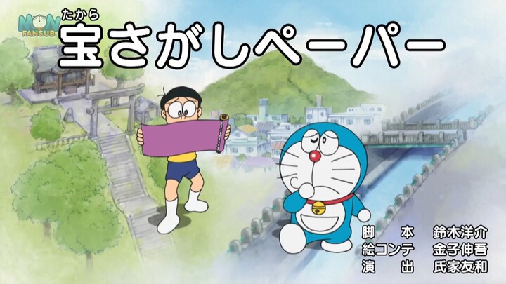 Doraemon Vietsub Tập 740: Giấy truy tìm kho báu & Tức giận, ấm áp