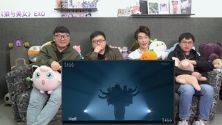 【EXO】直男看EXO经典三巡现场《狼与美女》,真香！