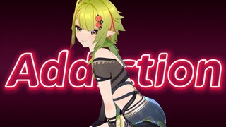 现场高燃翻跳[A]ddiction！根本移不开眼